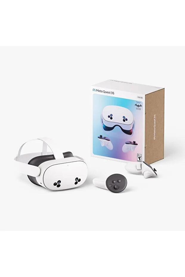 Meta Quest 3 128GB All-In-One VR Headset – Advanced Mixed Reality, 4K+ Display, Snapdragon XR2 Gen 2 Processor, Wireless VR Gaming – White - Headphones UAE