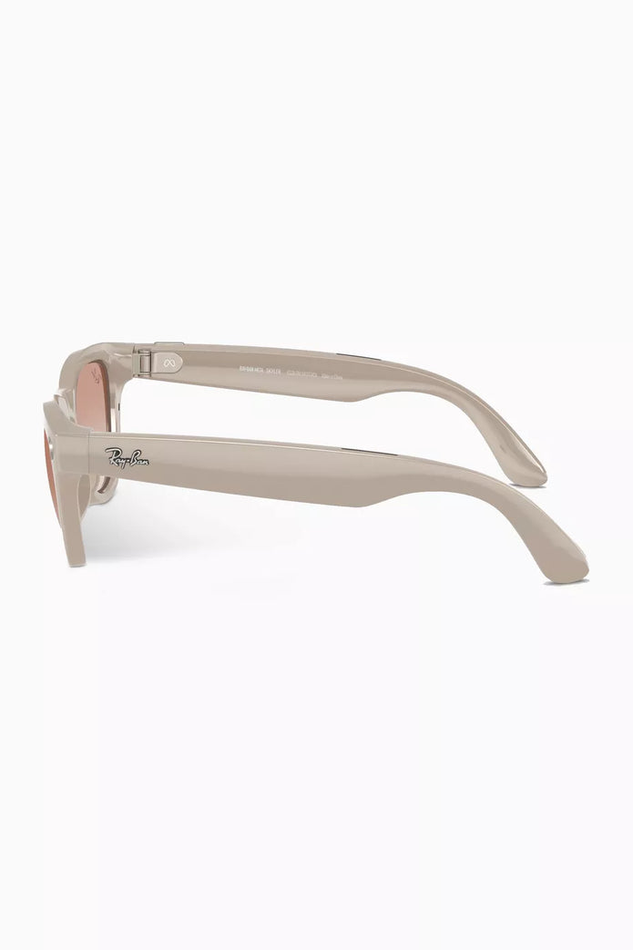 RAY-BAN | META SKYLER SHINY CHALKY GRAY TRANSITIONS SAPPHIRE - Smart Glasses UAE