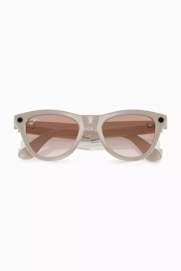 RAY-BAN | META SKYLER SHINY CHALKY GRAY TRANSITIONS SAPPHIRE - Smart Glasses UAE