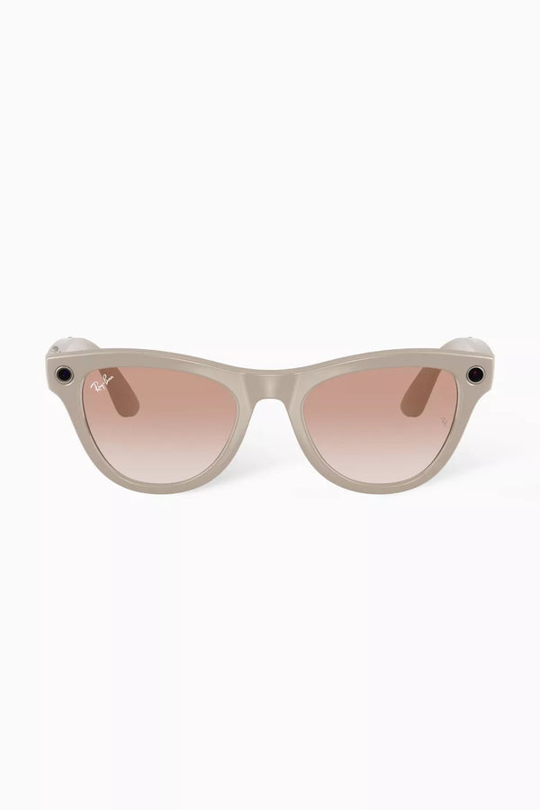 RAY-BAN | META SKYLER SHINY CHALKY GRAY TRANSITIONS SAPPHIRE