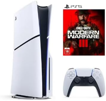 Sony PlayStation 5 Slim Disc + Call of Duty: Modern Warfare III PS5 -International Version - Gaming Console UAE