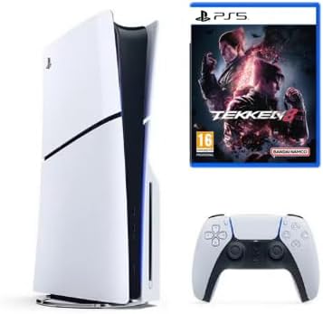 Sony PlayStation 5 Slim Disc + TEKKEN 8 PS5-International Version - Gaming Console UAE