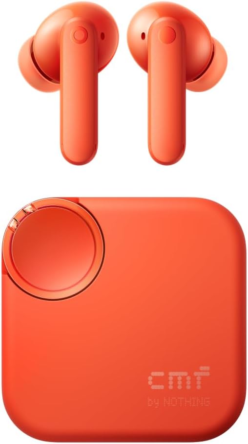CMF Buds 2 Wireless Earbuds, 2025New Bluetooth Headphones with 48dB Hybrid ANC, Ultra Bass Technology Active Noise Cancellation Earphones, 55H Playtime, 6HD Mics, ChatGPT Integration - Headphones UAE