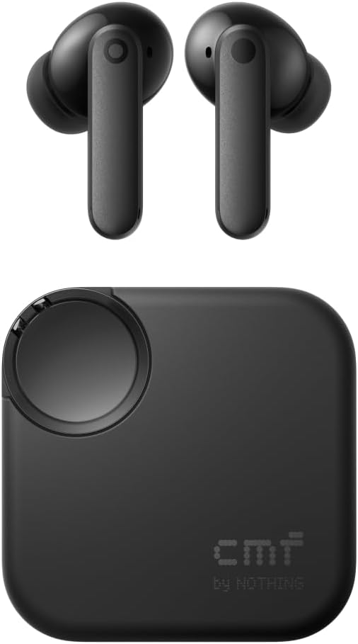 CMF Buds 2 Wireless Earbuds, 2025New Bluetooth Headphones with 48dB Hybrid ANC, Ultra Bass Technology Active Noise Cancellation Earphones, 55H Playtime, 6HD Mics, ChatGPT Integration - Headphones UAE