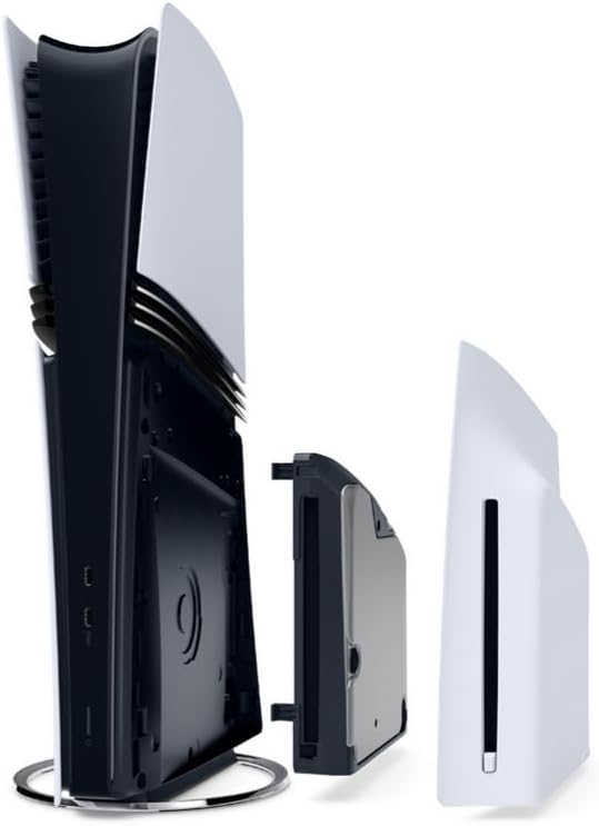 Sony PlayStation 5 PRO Digital Console [NEW 2024 Model] with Extra Dual Sense White Controller + Disc Drive - Bundle - International Version - Gaming Console UAE