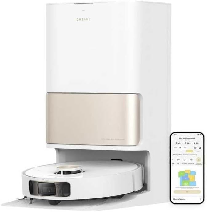 Dreame L10s Pro Ultra Heat Robot Vacuum Cleaner With Automatic Mop Cleaning, Hot Water, Extension, 7,000 Pa Suction Power, Double Mop, Floor Cleaning, Carpet Detection, 2 Year Warranty