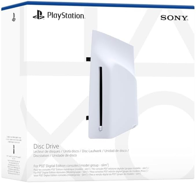 Sony PlayStation 5 PRO Digital Console [NEW 2024 Model] + Disc Drive - Bundle - International Version - Gaming Console UAE