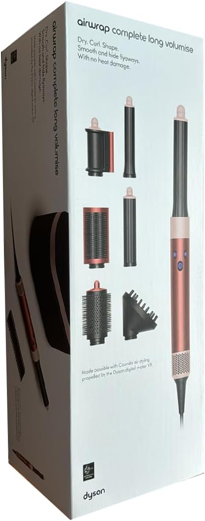 Dyson Airwrap™ multi-styler and dryer Complete Long Diffuse (Strawberry Bronze/Blush Pink) - Hair Styler UAE