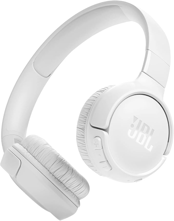 JBL Tune 520BT Wireless On-Ear Headphones, Pure Bass Sound, 57H Battery with Speed Charge, Hands-Free Call + Voice Aware, Multi-Point Connection, Lightweight and Foldable