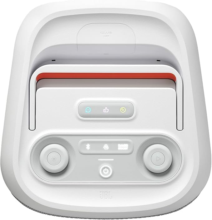 JBL Party Box Club 120 | Powerful Sound & Lightshow | Up to 12 Hours Playtime | AI Sound Boost | Multi-speaker connection by Auracast | Dual Mic & Guitar Inputs