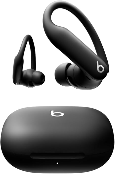 Beats Powerbeats Pro 2 Wireless Bluetooth Earbuds – Noise Cancelling, Heart-Rate Monitor, IPX4, Up to 45 Hours Battery & Wireless Charging Case, works with Apple & Android- Jet Black - Earbuds UAE