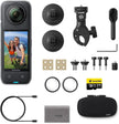Insta360 X4 Motorcycle Bundle- 8K Waterproof 360 Action Camera, 4K Wide-Angle Video, 135 Min Battery Life, AI Editing, Stabilization, for Sports, Travel
