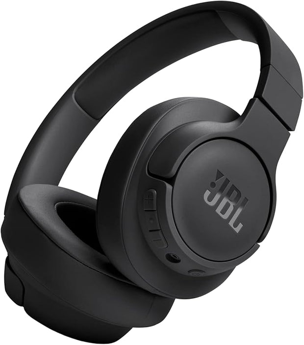 JBL Tune 720BT Wireless Over-Ear Headphones, Pure Bass Sound, Bluetooth 5.3, 76H Battery, Hands-Free Call, Multi-Point Connection, Foldable, Detachable Audio Cable