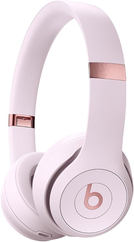 Beats Solo 4 Wireless On-Ear Headphones – Cloud Pink - Headphones UAE