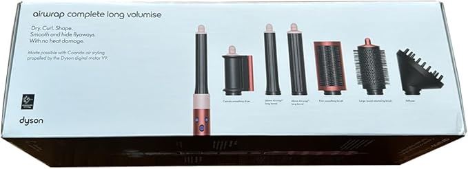 Dyson Airwrap™ multi-styler and dryer Complete Long Diffuse (Strawberry Bronze/Blush Pink) - Hair Styler UAE
