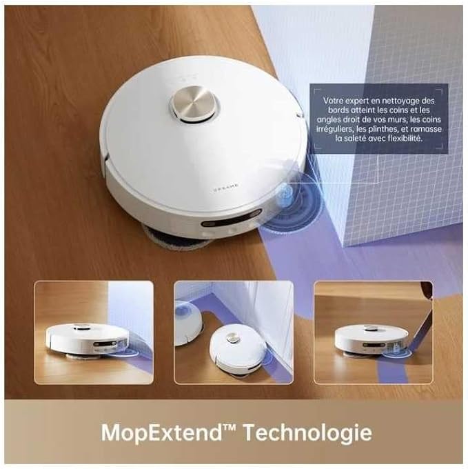 Dreame L10s Pro Ultra Heat Robot Vacuum Cleaner With Automatic Mop Cleaning, Hot Water, Extension, 7,000 Pa Suction Power, Double Mop, Floor Cleaning, Carpet Detection, 2 Year Warranty - Electronics UAE