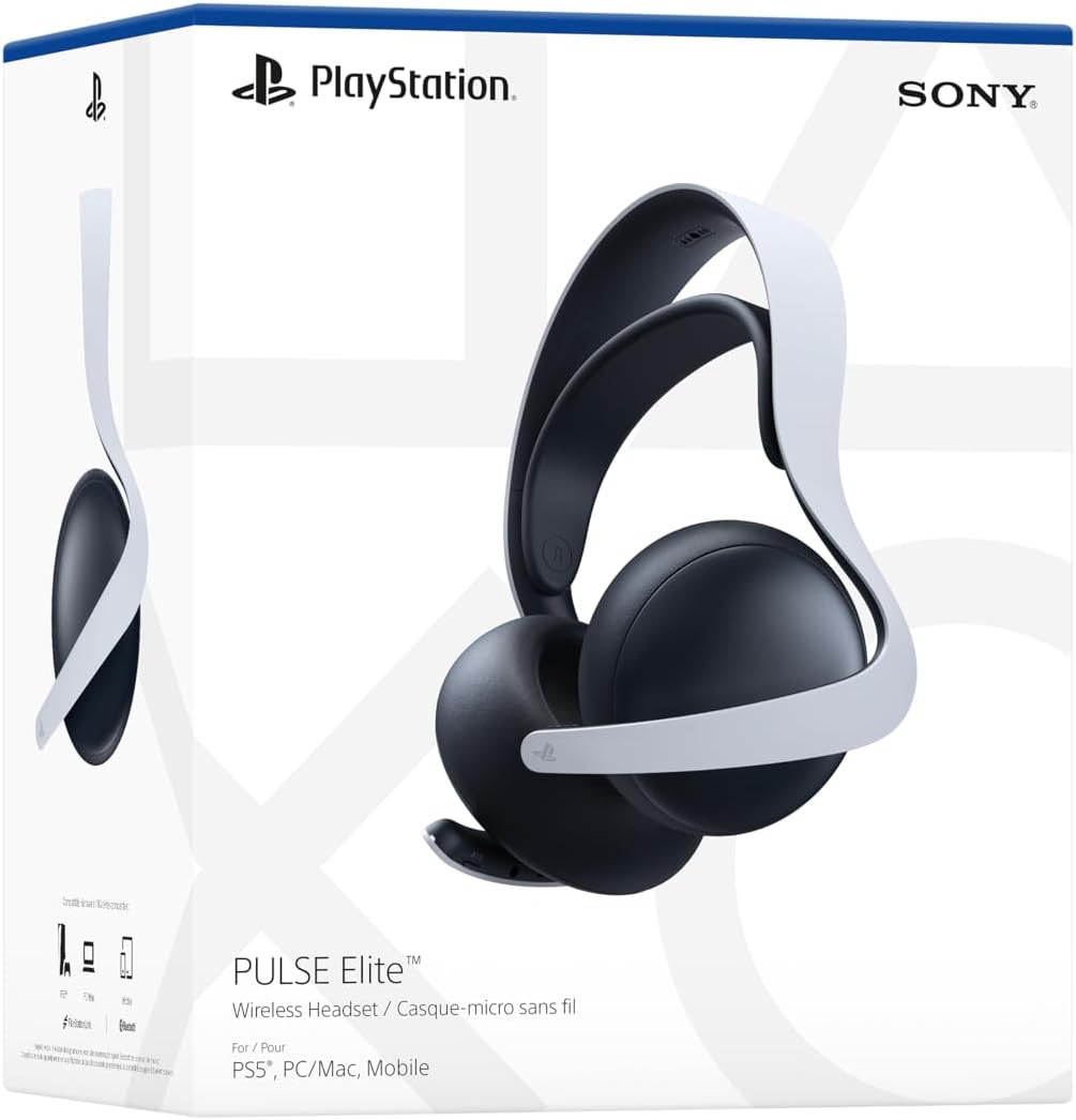PlayStation Pulse Elite Wireless Headset for PS5 – Planar Magnetic Drivers, Lossless Wireless Audio, AI Noise Reduction Mic, Multi-Device Connectivity