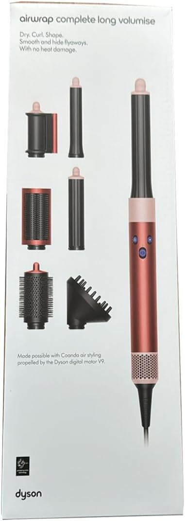 Dyson Airwrap™ multi-styler and dryer Complete Long Diffuse (Strawberry Bronze/Blush Pink) - Hair Styler UAE