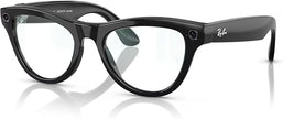 RAY-BAN | META SKYLER SHINY BLACK CLEAR