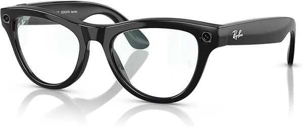 RAY-BAN | META SKYLER SHINY BLACK CLEAR