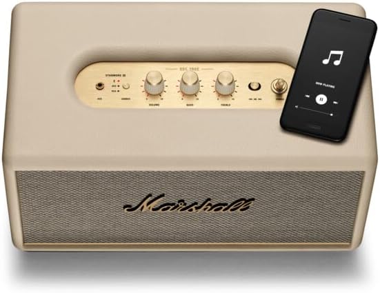 Marshall Stanmore III 50W Premium Home Wireless Speaker, Black, One Size