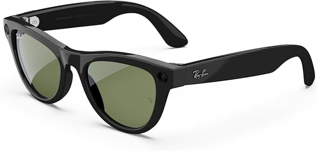 RAY-BAN | META SKYLER SHINY BLACK G15 GREEN