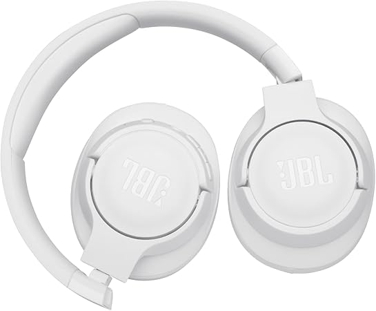 JBL Tune 720BT Wireless Over-Ear Headphones, Pure Bass Sound, Bluetooth 5.3, 76H Battery, Hands-Free Call, Multi-Point Connection, Foldable, Detachable Audio Cable - Black, JBLT720BTBLK