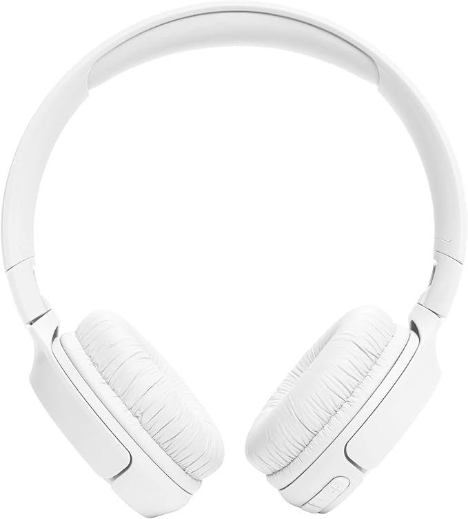 JBL Tune 520BT Wireless On-Ear Headphones, Pure Bass Sound, 57H Battery with Speed Charge, Hands-Free Call + Voice Aware, Multi-Point Connection, Lightweight and Foldable