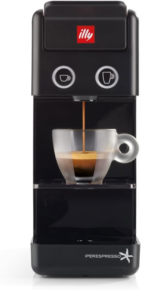 illy Coffee Maker Machine Y3.2, Espresso & Filter Capsules Coffee Machine, Compact Design, Black - Electronics UAE