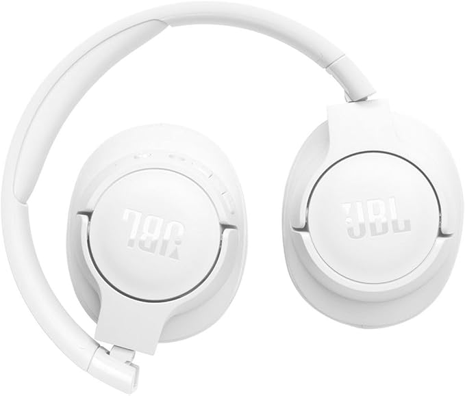 JBL Tune 720BT Wireless Over-Ear Headphones, Pure Bass Sound, Bluetooth 5.3, 76H Battery, Hands-Free Call, Multi-Point Connection, Foldable, Detachable Audio Cable