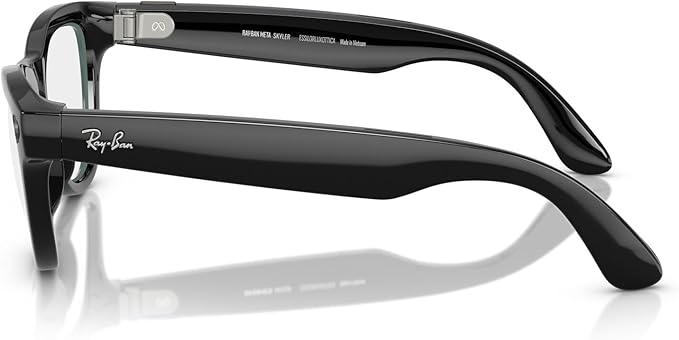 RAY-BAN | META SKYLER SHINY BLACK CLEAR - Smart Glasses UAE