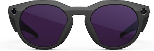 Meta Oakley HSTN Smart Glasses Transitions Amethyst Lenses - Frame Black