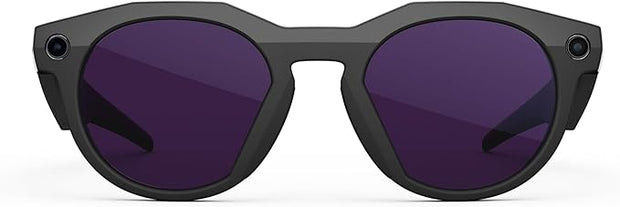 Meta Oakley HSTN Smart Glasses Transitions Amethyst Lenses - Frame Black