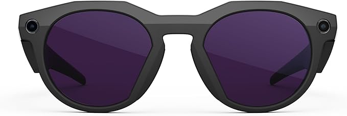 Meta Oakley HSTN Smart Glasses Transitions Amethyst Lenses - Frame Black