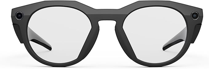 Meta | Oakley HSTN Smart Glasses Clear Lenses - Frame Black