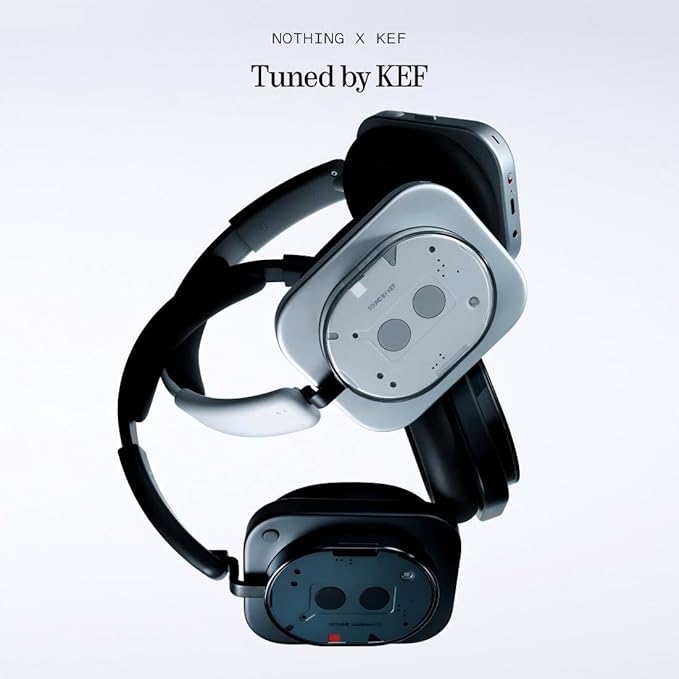Nothing Headphone (1) Wireless Over-Ear Headphones – Active Noise Cancelling, Hi-Res Audio, Spatial Sound, 80H Battery | Water-Resistant - Headphones UAE