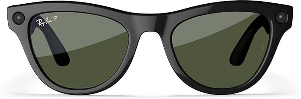 RAY-BAN | META SKYLER SHINY BLACK G15 GREEN