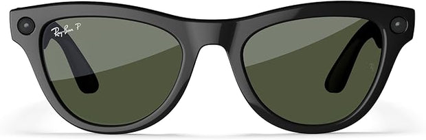 RAY-BAN | META SKYLER SHINY BLACK G15 GREEN