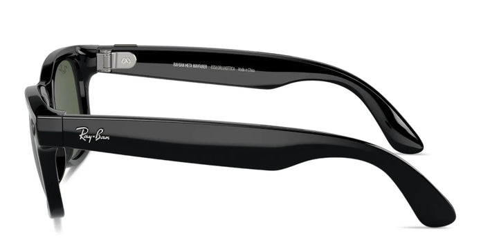 RAY-BAN | META WAYFARER GEN 2 Frame Shiny Black Lenses G-15 Green - Smart Glasses UAE