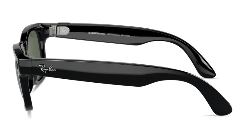 RAY-BAN | META WAYFARER GEN 2 Frame Shiny Black Lenses G-15 Green