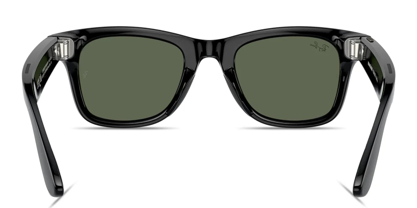 RAY-BAN | META WAYFARER GEN 2 Frame Shiny Black Lenses G-15 Green