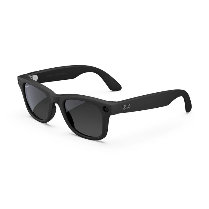 Ray-Ban Meta Wayfarer Gen 2 Smart Glasses Matte Black with Graphite Lenses – AI Camera, Audio & Voice Control | UAE - Camera UAE