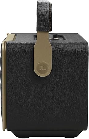 JBL Authentics 300 - Portable Retro-Style Smart Bluetooth Speaker with Powerful Sound, Wi-Fi, and Built-in Battery, JBLAUTH300BLKUK, Black