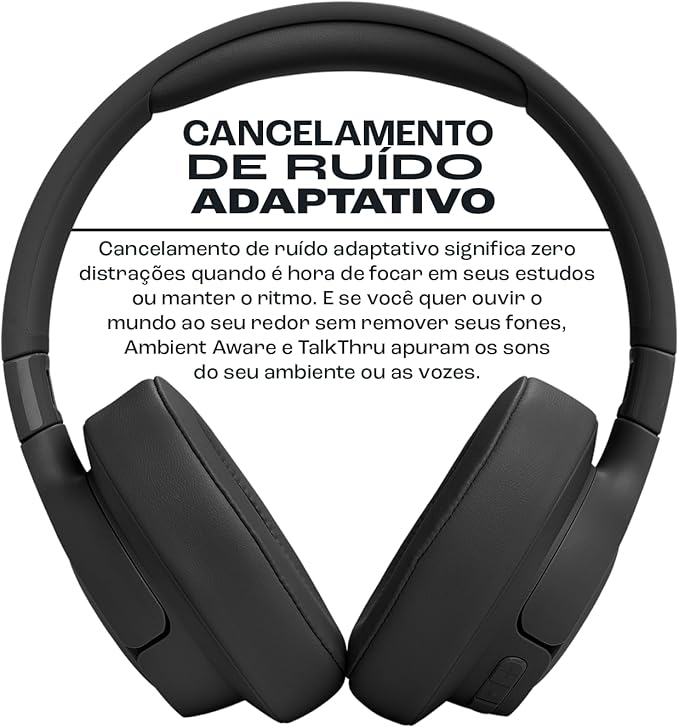 JBL LIVE 770NC Wireless Over-Ear Headphones – Adaptive Noise Cancelling, JBL Signature Sound, 70H Battery, Smart Ambient & Bluetooth 5.3 - Headphones UAE