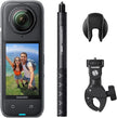 Insta360 X4 Motorcycle Bundle- 8K Waterproof 360 Action Camera, 4K Wide-Angle Video, Invisible Selfie Stick, Removable Lens Guards, 135 Min Battery Life, AI Editing, Stabilization, No Micro SD Card