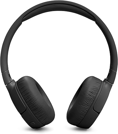 JBL Tune 670NC Adaptive Noise Cancelling Wireless On-Ear Headphones, Pure Bass, Smart Ambient, Bluetooth 5.3 + LE Audio, Hands-Free Call, 70H Battery, Multi-Point Connection - White, JBLT670NCWHT
