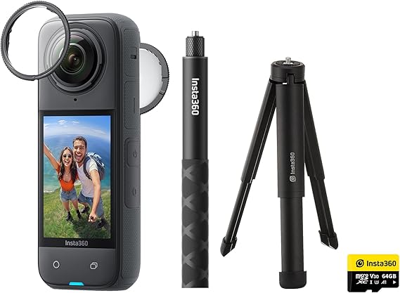 Insta360 X4 with 64GB Card Bundle - Camera UAE