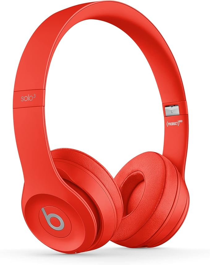 Beats Solo3 Wireless Headphones Red - Headphones UAE