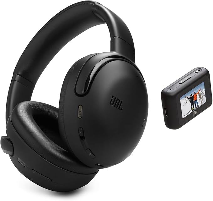 JBL Tour One M3 Smart Tx - Wireless Over-Ear Noise Cancelling Headphones with Smart Transmitter, Hi-Res Audio (3.5mm or USB-C), Spatial 360 Sound with Head Tracking & 70Hrs of Playback