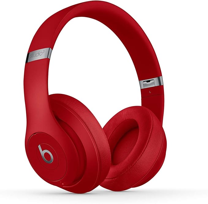 Beats Studio3 Wireless Over‑Ear Headphones Red - Headphones UAE